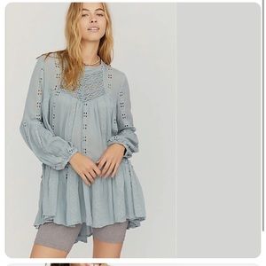 Free People Kiss Kiss Tunic in teal
